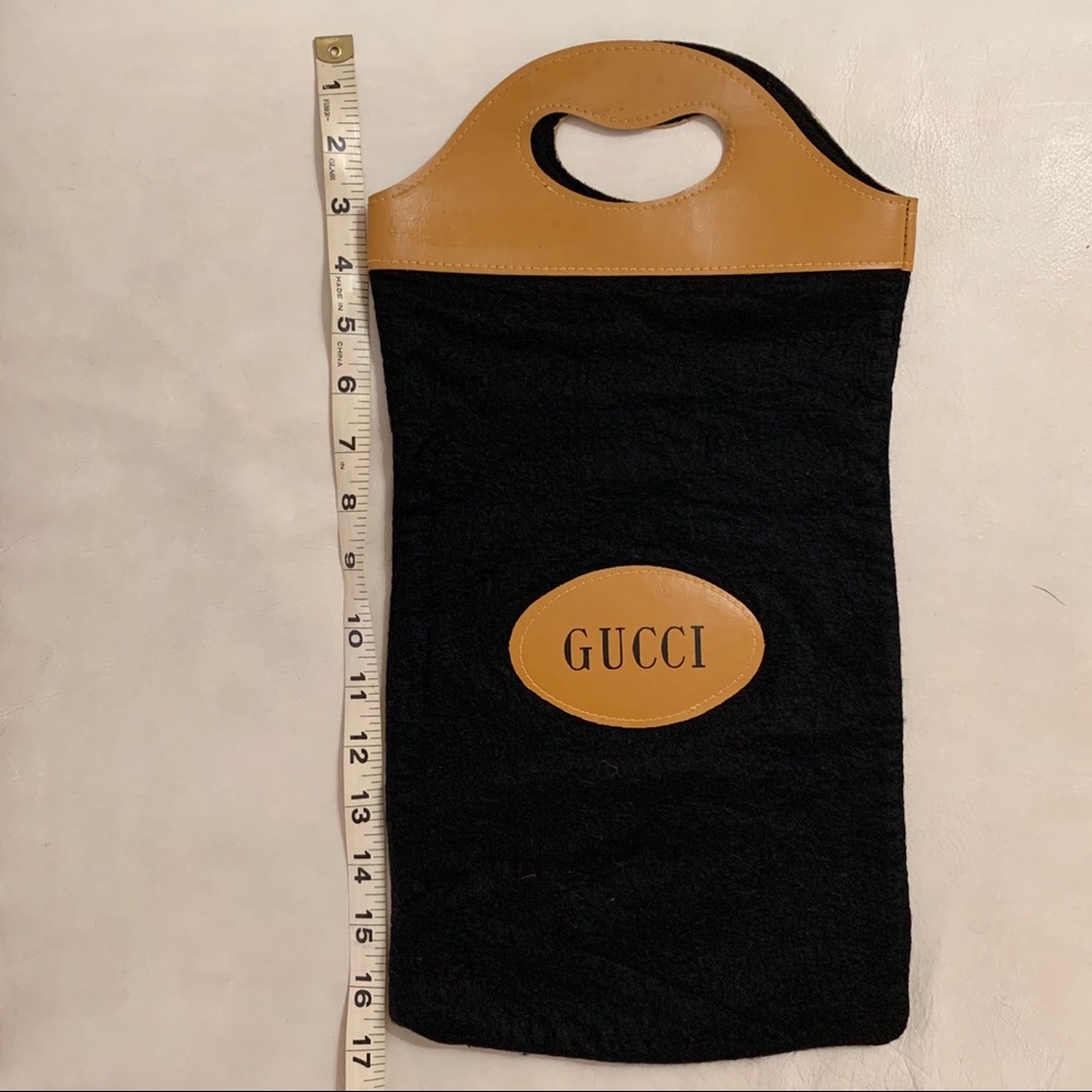 HOST PICK 🔥RARE🔥 Vintage Gucci Small Wool Tote - Picture 4 of 8